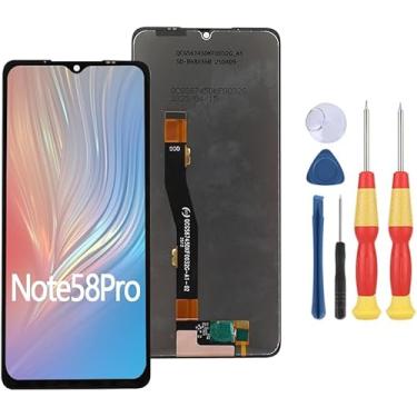 Imagem de SiuVorZhi Tela LCD compatível com DOOGEE Note 58 Pro LCD Display Touch Screen Peças de reposição de reparo com ferramentas.