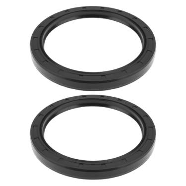 Imagem de SING F LTD 2 peças de vedação de eixo de óleo de borracha nitrílica TC 80 x 100 x 10 mm adequado para caixa de engrenagens eixos de rolamento de bomba hidráulica eixos rotativos