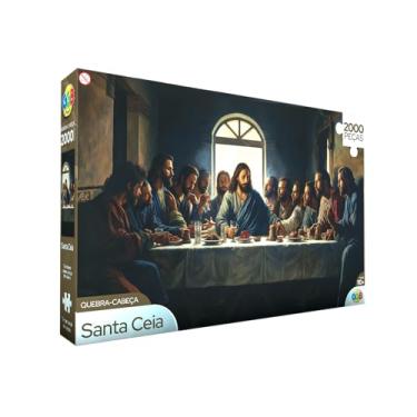 Imagem de GGB Plast Quebra Cabeça Puzzle 2000 Peças Santa Ceia