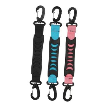 Imagem de IEUDNS 3 peças de alças para patins de gelo, alças leves para transporte de sapatos de esqui, para patins em linha para skate