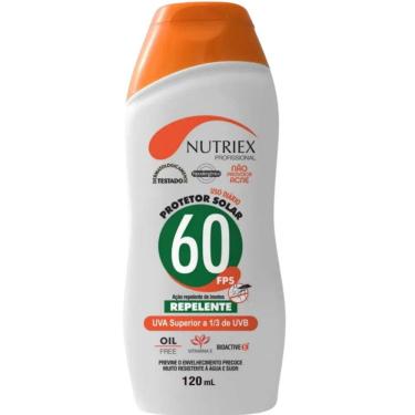 Imagem de Protetor Solar FPS 60 Repelente Corporal Profissional 120ml Nutriex