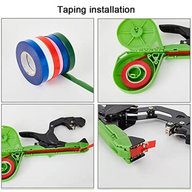 Imagem de Tomvorks Máquina de Encadernação de Galhos de Plantas de Jardim, Ferramenta de Amarração de Galhos Portáteis de Plantas Com Lâmina Substituível, Máquina de Fita de Ramificação de Jardim