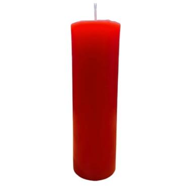Imagem de Vela 7 Dias - Cores Sortidas - 16 Cm e 278 g - Votiva, Com Parafina Nacional Premium - Cores Vivas e Vibrantes. (Vermelho)