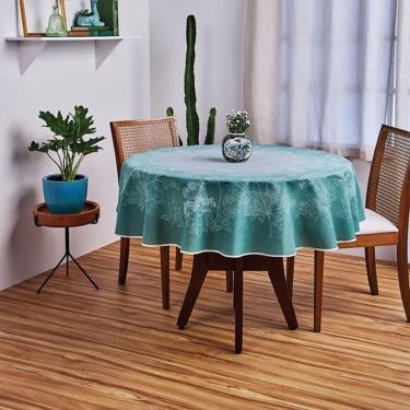 Imagem de Toalha De Mesa Super Pratica Tina Verde 155Cm