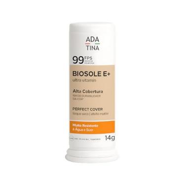 Imagem de Ada Tina Protetor Solar Facial Stick Biosole E+ Ultra Vitamin FPS 99 Cor 65 Cacau 14g | 15 Horas de Alta Cobertura | Toque Seco | Efeito Matte | Antioxidante