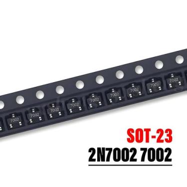 Imagem de 100 peças transistor smd 2n7002 2n7002lt1g sot-23 chipset ic - DSSUPPL