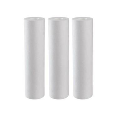 Imagem de Kit 3 Refil Cartucho Polipropileno Liso 10x2.1/2 0,5 Micras - BR Fish 