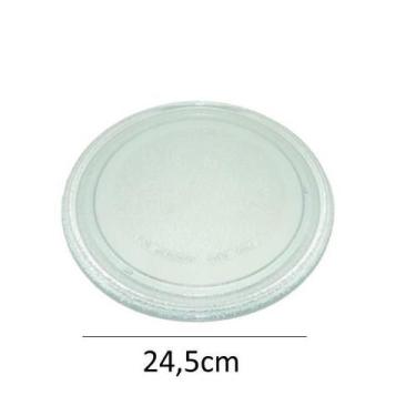 Imagem de Prato Microondas Universal Liso 24,5Cm - Construmarcas