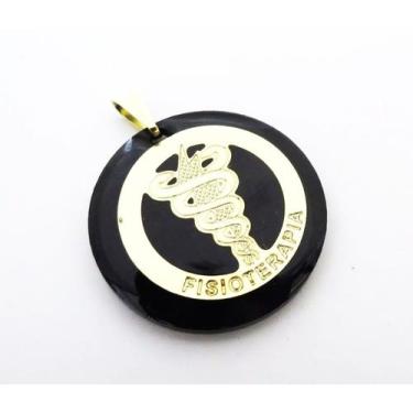 Imagem de Pingente Fisioterapia No Acrílico Fisioterapeuta Folheado - Milena Fol
