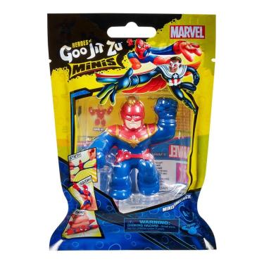 Imagem de Boneco Elástico Que Estica Capitã Marvel - Goo Jit Zu