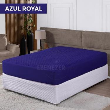 Imagem de Protetor De Colchão Impermeável King Tecido Matelado Antialérgico Anti