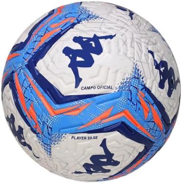 Imagem de Bola de futebol campo kappa player, Azul