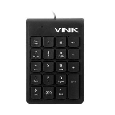 Imagem de Teclado Numérico Usb Dynamic 20 Teclas Cabo 1.8m Preto - - VINIK