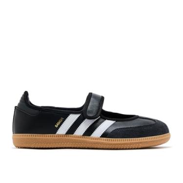 Imagem de adidas Tênis feminino Samba Jane, Calçado branco/carbono/preto central, 34