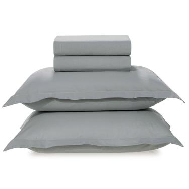 Imagem de Jogo De Cama King Size Com 04 Peças Tom Mineral - Karsten