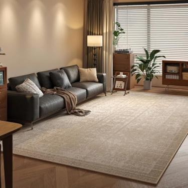 Imagem de Tapete grande para sala de estar, cabeceira, quarto, tapete de pelo de laço, tapetes à prova d'água (50x80 cm/WR2269-QT)