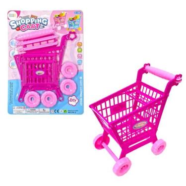 Imagem de Carrinho De Compras Brinquedo Infantil Super Mercado Grande - SHOPPING