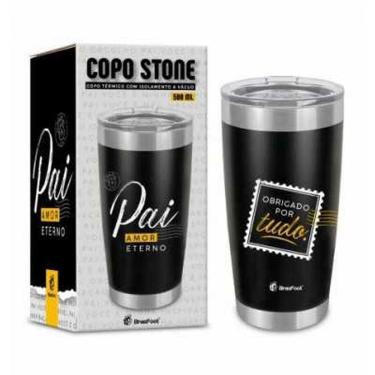 Imagem de Copo Termico Stone Pai Amor Eterno Brasfoot