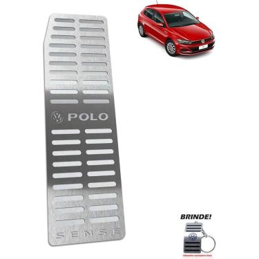 Imagem de Descanso de Pé Gravação em Prata Polo Sense Aço inox