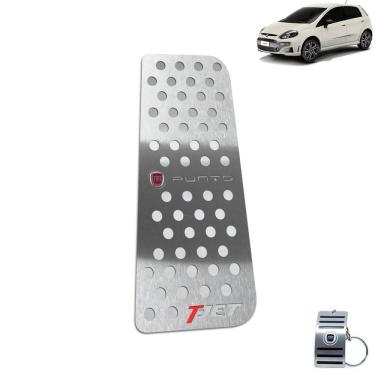Imagem de Descanso De Pé Fiat Punto T-Jet 2013 A 2017 Aço Inox Prata