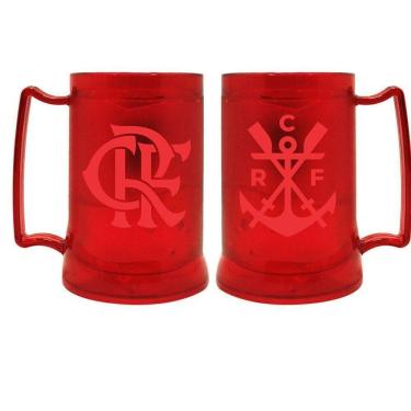 Imagem de Caneca De Gel Vermelha Crf Flamengo 400Ml