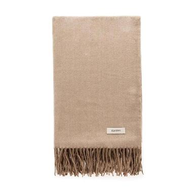 Imagem de Manta Decorativa Milane 120 X 175 - Karsten Taupe