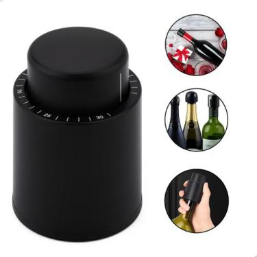 Imagem de Tampa A Vácuo De Garrafa De Vinho Tinto Rolha Preserva Sabor - XM