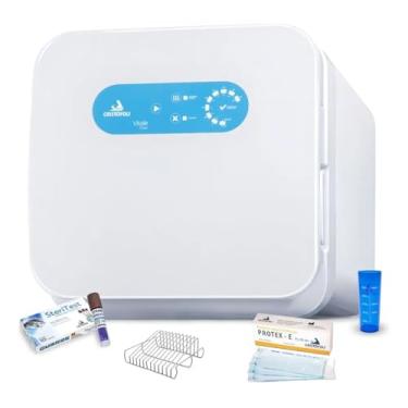 Imagem de Autoclave Vitale Class 21 Litros Aço Inox Cristófoli com Suporte, 100 Envelopes, 10 Teste Biológico