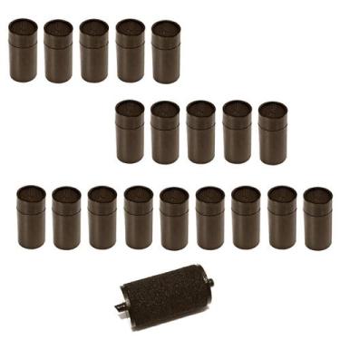 Imagem de 20 Rolete Tinta Para Etiquetadora Fixar Tinteiro Mx5500, 221 - NAVY+PR