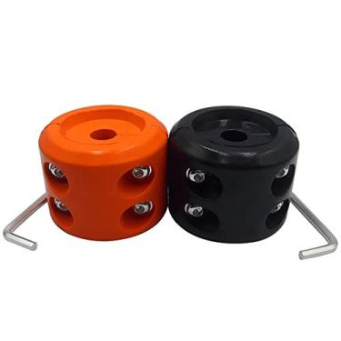 Imagem de Cabo de guincho ATV-SCHS com gancho de borracha para guincho com chave Allen para guinchos ATV UTV (laranja)RepairWill 4354510973