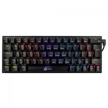 Imagem de Teclado Mecânico Gamer Kalkan Loki - ABNT2 - Formato 60% - Rainbow - Switch Kalkan Brown - KLK00015
