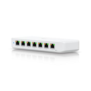 Imagem de Switch 7 Portas Ubiquiti UniFi - 7 Portas Gigabit - Porta RJ45 - PoE+ - Gerenciável - USW-ULTRA-60W