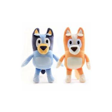Imagem de Conjunto de pelúcia Bluey and Bingo, brinquedo de boneca de 28 cm Disn