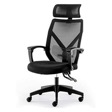 Imagem de QYZUJIKL Cadeira de escritório e-Sports cadeira de escritório ergonômica e cadeira giratória para computador encosto cadeira de trabalho cadeira de jogos cadeira giratória chefe necessária