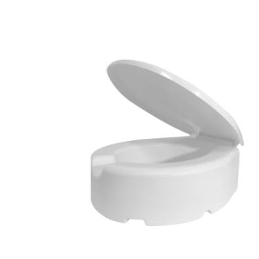 Imagem de Assento Sanitario Elevado, Assento Sanitario Almofadado, 13cm Tampa Vaso para Idosos DeficiêNcia Pós Cirurgia de Banho(13CM)
