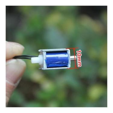 Imagem de Válvula Solenoide Normalmente Fechada DC 3V 3,7V Válvula de Ventilação Monitor Eletrônico Pequeno 2 Posições Válvula de Escape 2 Vias N/C FXPCGZISH