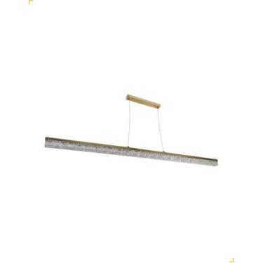 Imagem de Luminária Pendente Linear Moderno Luxo de 1 Metro com 3 Tonalidades Il