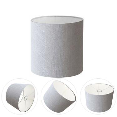 Imagem de Cúpula Abajur Cilíndrica Cp-7009 Ø25x20cm Rustico Cinza