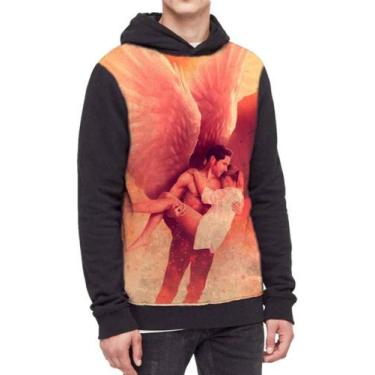 Imagem de Moletom Com Capuz Lucifer Ref:614 - smoke, Preto, GG