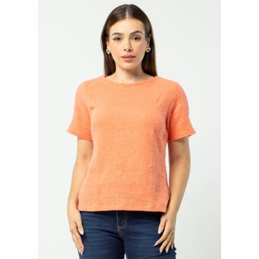 Imagem de Blusa Algodão Pau a Pique Texturizada Coral