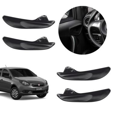 Imagem de Kit 4 Maçaneta Gatilho Interno Grand Siena 2014 2015 2016