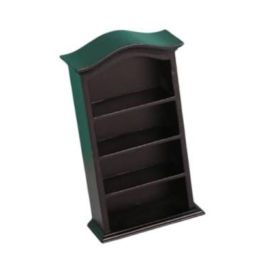 Imagem de menolana Estante de casa de bonecas em escala 1:12, armário de casa de bonecas, modelo de cena de vida, simulação de paisagem, móveis de de bonecas para