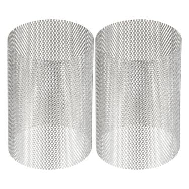 Imagem de PATIKIL 2 peças de malha de filtro OD de 55 mm, tela H de 80 mm em forma de Y, válvula de filtro de filtro de tela de malha de aço inoxidável 304 para bomba de detritos, separação de óleo e água