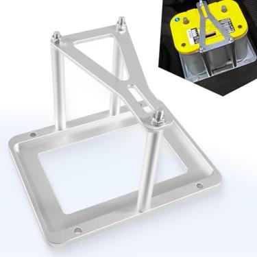 Imagem de Yoursme Bandeja de bateria universal de alumínio para porta-malas para montagem Optima Race Racing, vermelho, amarelo, azul, topo 34 34/78 D34 D34/78 34M D34M 551181