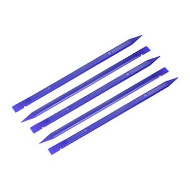 Imagem de Ferramentas de reparo de abertura de plástico Spudger 5 peças para celular, PC, tablet, laptop, tela LCD, reparo de smartphone, 148 x 7 mm, azul