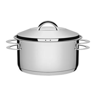Imagem de Panela Caçarola Funda Em Aço Inox Linha Solar Fundo Triplo 16 Cm ø 1,8l Pit4 - Tramontina 62504160