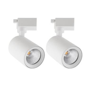 Imagem de Spot Led Trilho Eletrificado 10W Luz Fria 6500K Branco para Iluminação Direcionável e Decorativa (2)