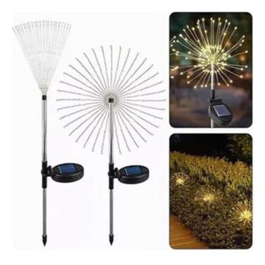 Imagem de Luminarium Cordão de Luz Solar LED 2 Unidades – Fio de Cobre Moldável, 8 Modos de Brilho, Bateria 600 mAh, Resistente à Água