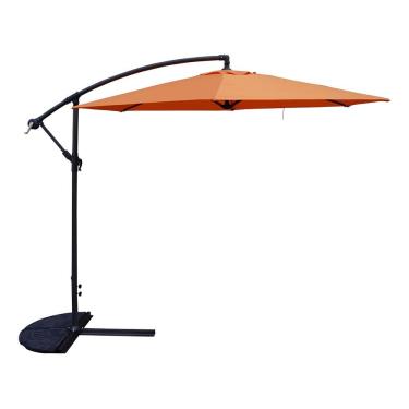 Imagem de Ombrelone Lateral De Aluminio Cobertura Laranja 270x245 Cm