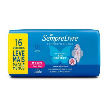 Imagem de Absorvente Externo Sempre Livre Adapt Plus 16 unidades